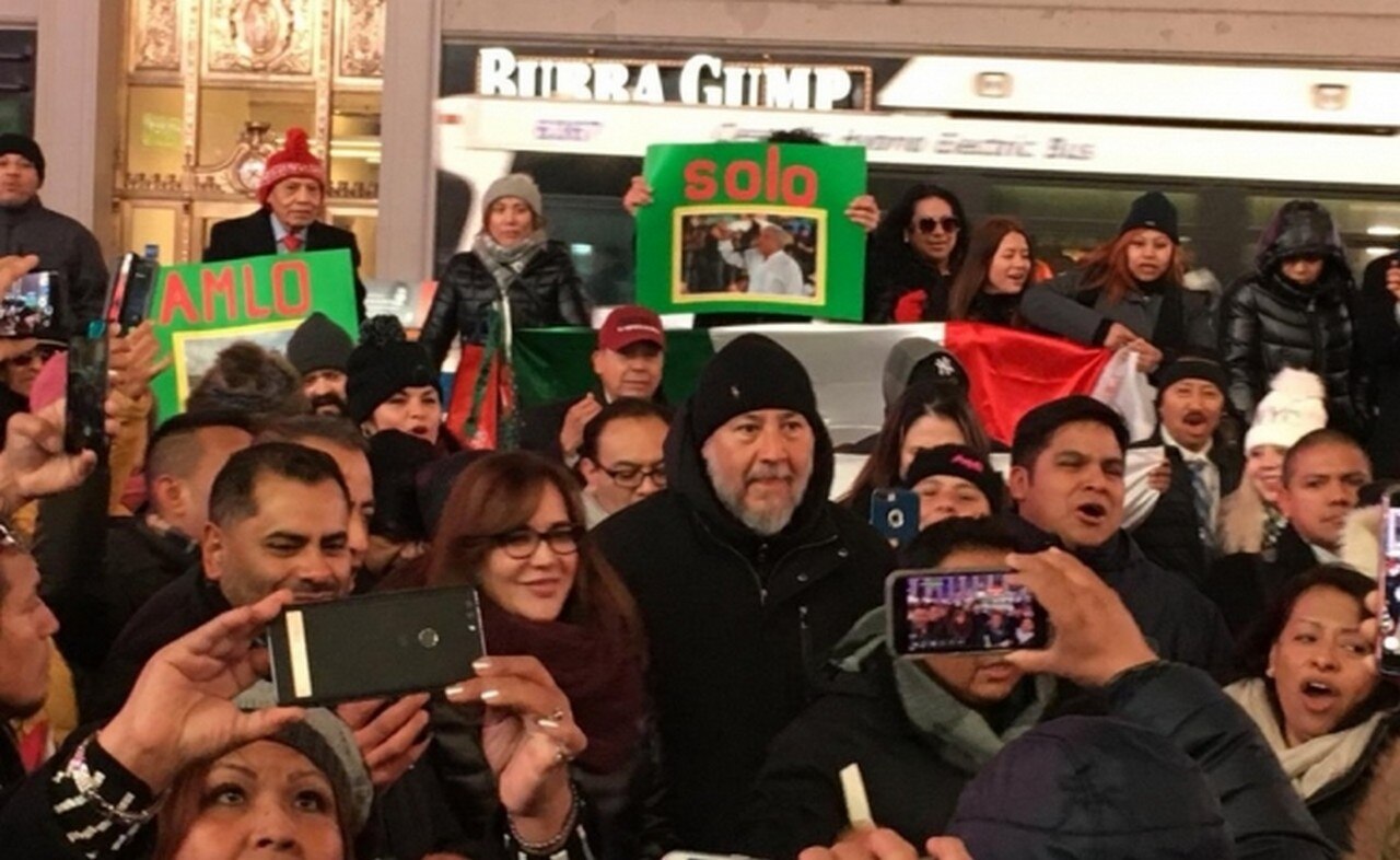  Fernández Noroña, visitante frecuente en Nueva York