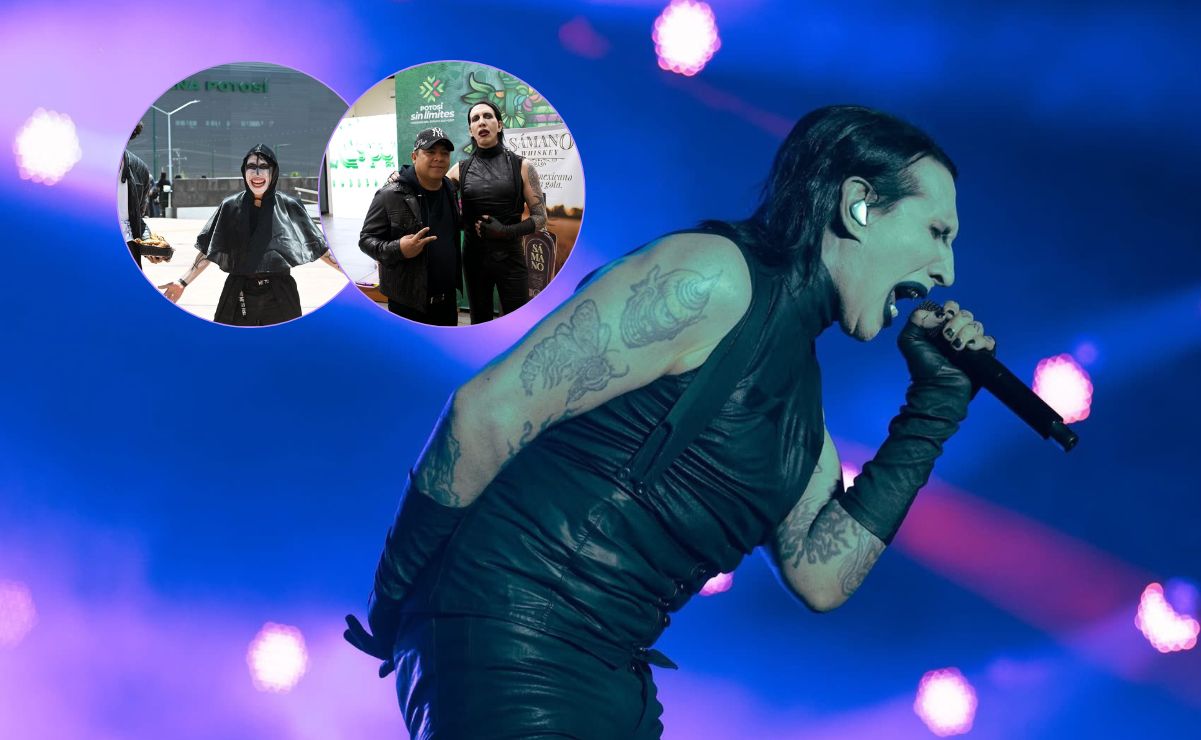 Marilyn Manson hizo historia en SLP: de su llegada al aeropuerto a un concierto épico en la Fenapo 2025. Fotos: Ricardo Gallardo Cardona, X