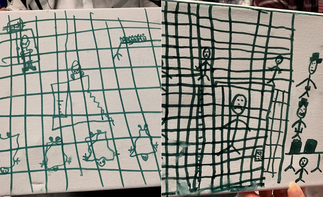 Con dibujos, pediatras en EU alertan sobre salud de niños migrantes en centros fronterizos