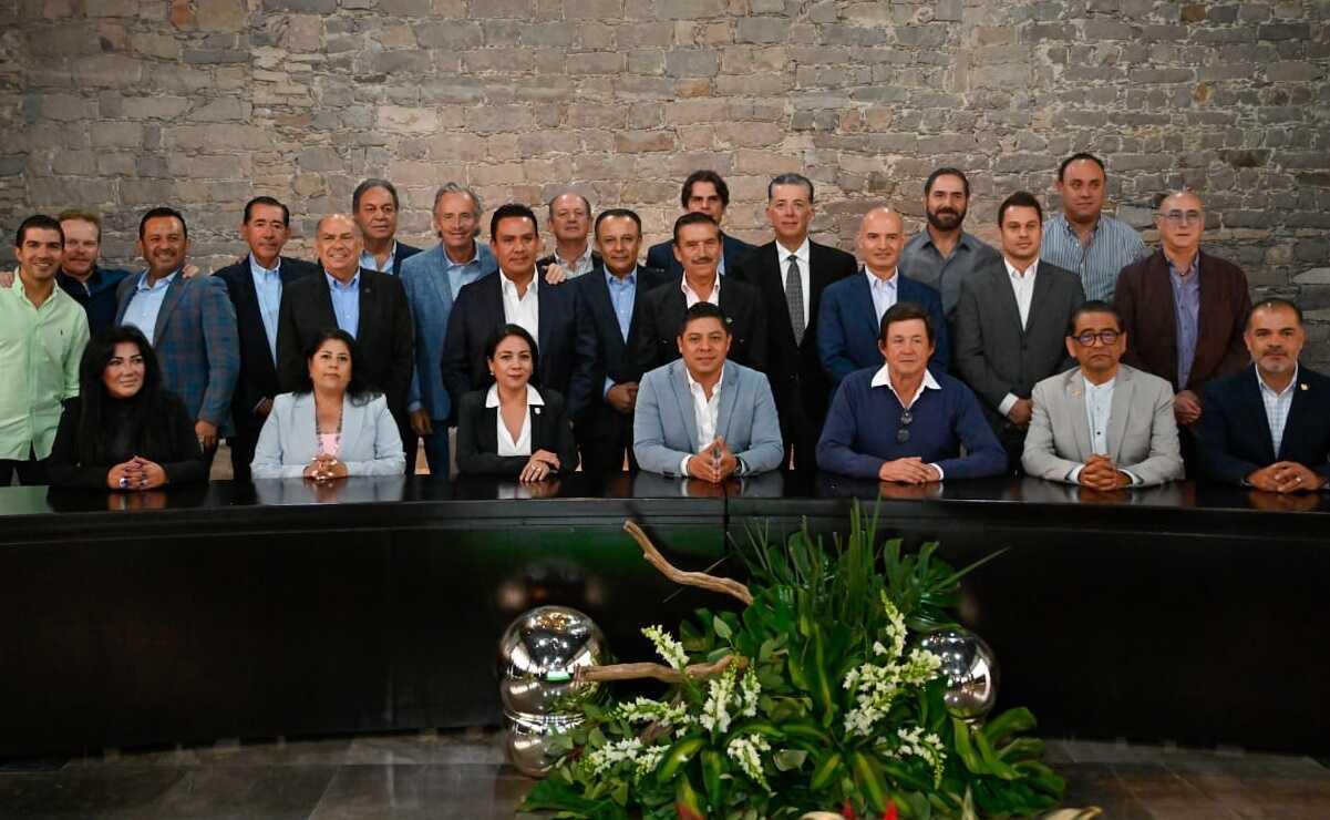 Comparten Sheinbaum y Gallardo acciones de crecimiento en SLP y la CDMX. Foto: Especial