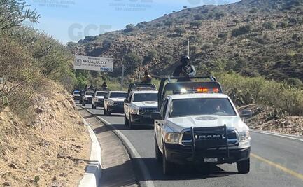 Para prevenir "efecto cucaracha", Guardia Civil refuerza vigilancia en límites de SLP y Zacatecas
