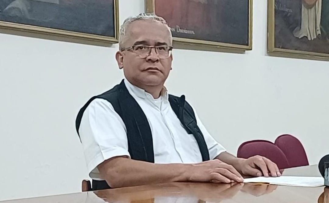 Vocero del Arzobispado de SLP. Foto: Samuel Estrada