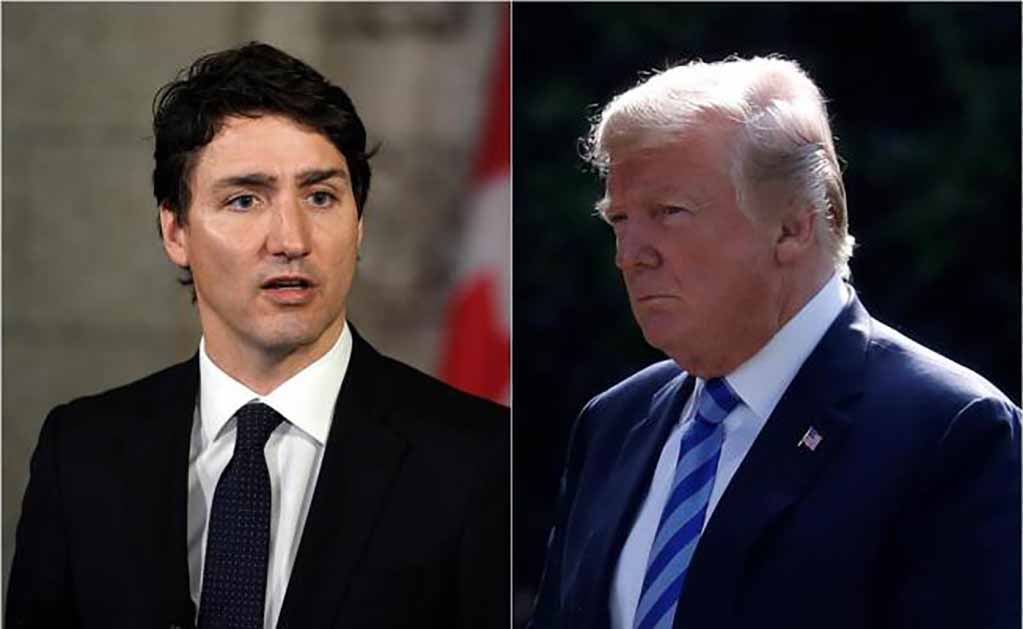Trudeau y Trump discuten posibilidad de rápido cierre de negociaciones para TLCAN