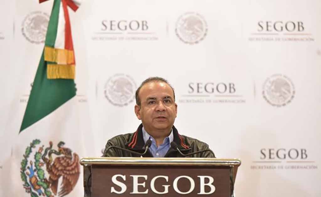 Segob condena agresiones a candidatos; ofrece preservar estado democrático