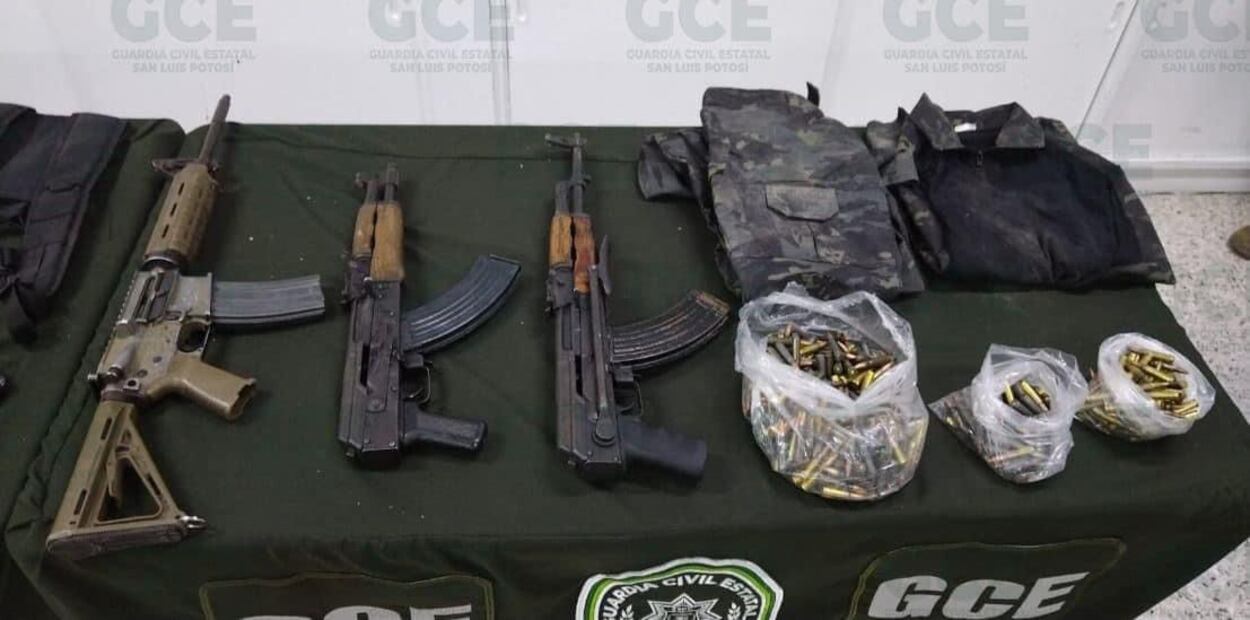 Desmantelan narcocampamento en la comunidad La Hierbabuena, de Ahualulco, SLP. Foto: Especial