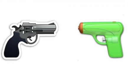 Google y Facebook adoptan el emoji de pistola de agua