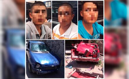 Detienen a tres por robo de vehículos