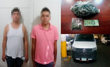 Aseguran a dos por posesión de droga, intentaron sobornar a los agentes 
