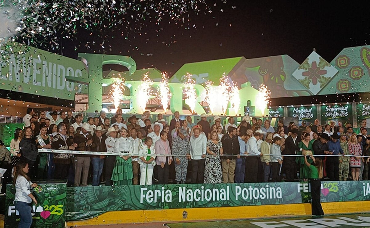 Arranca la Fenapo 2025 en San Luis Potosí con una noche de música, luz y fiesta