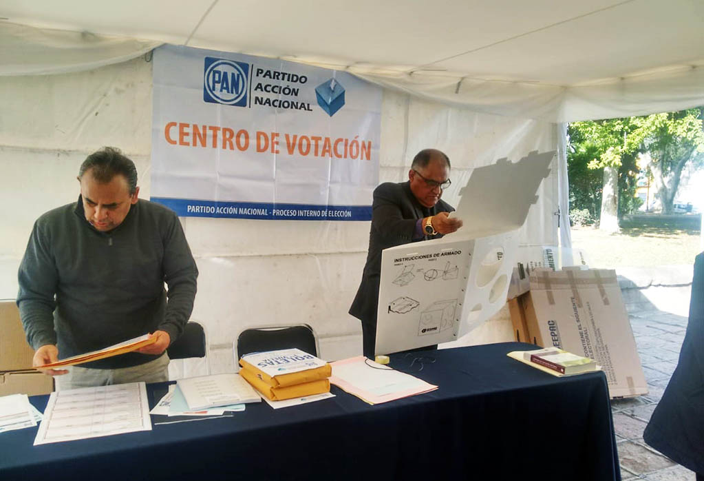 Avanza sin contratiempos elección interna en PAN para elegir a nuevo dirigente