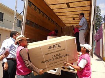 Reciben material para jornada electoral