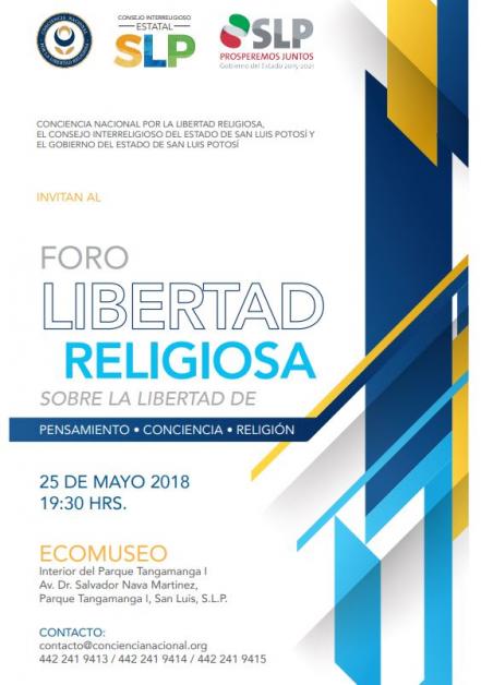 Líderes religiosos invitan a foro