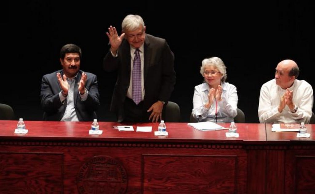 Andrés Manuel López Obrador inauguró en Ciudad Juárez, Chihuahua, el primero de los Foros por la Pacificación. Foto: Iván Stephens