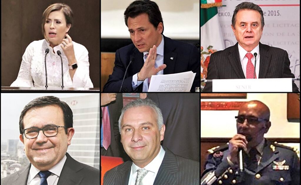 Seis cercanos a Peña Nieto, bajo lupa de la FGR
