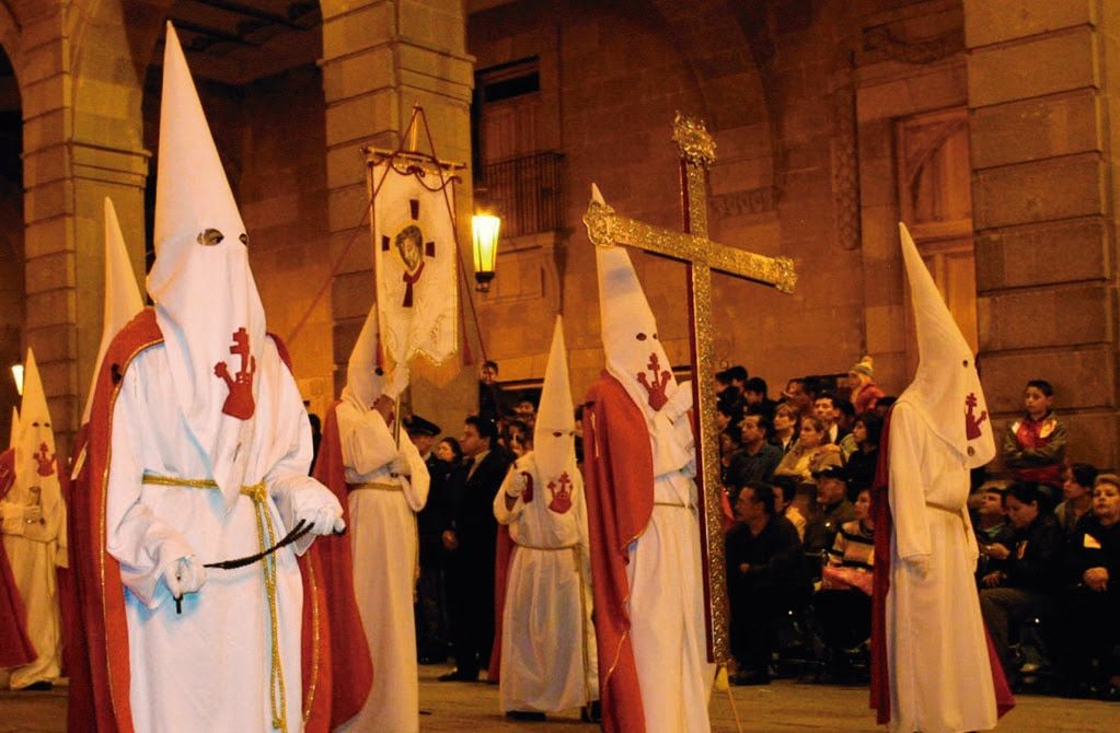 La Procesión del Silencio de SLP es la segunda más importante del mundo. Foto: Especial