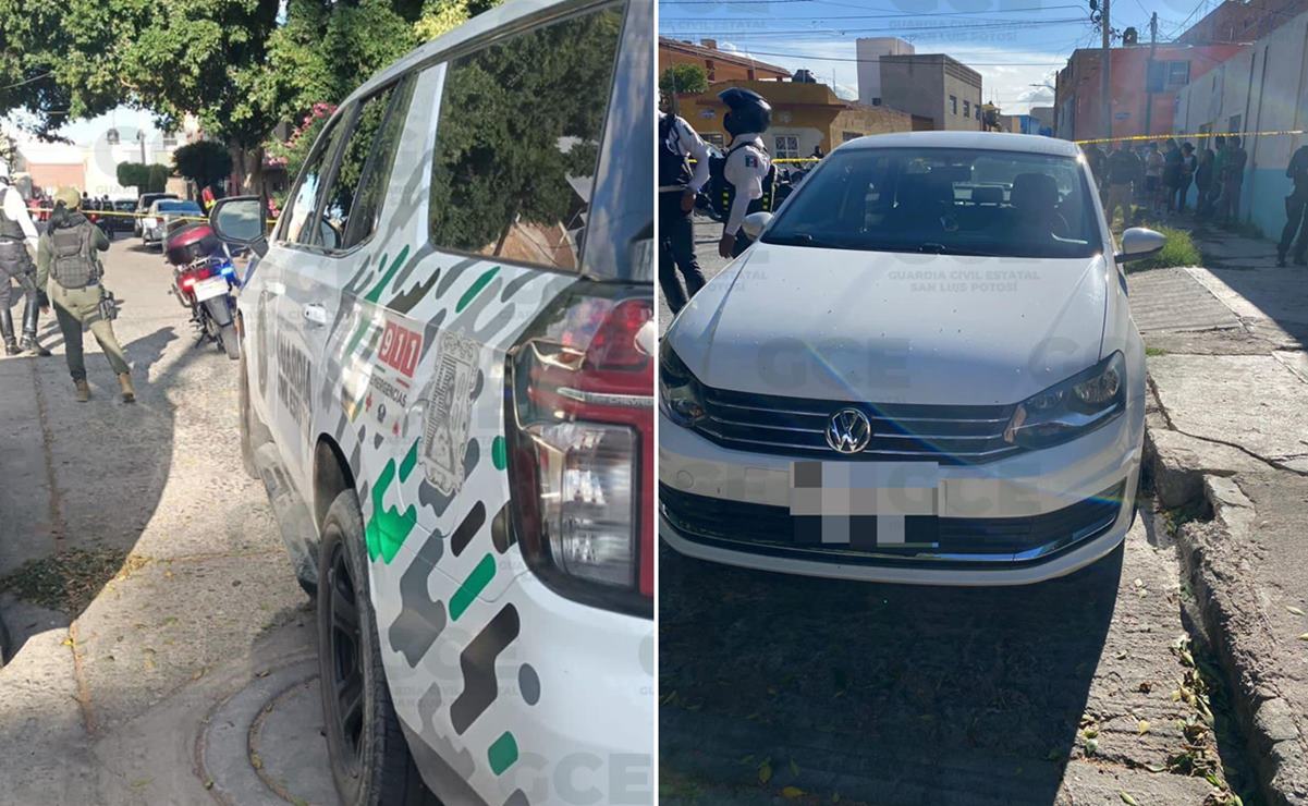 Detienen a tres presuntos civiles armados, tras persecución en la colonia El Paseo. Foto: Guardia Civil Estatal