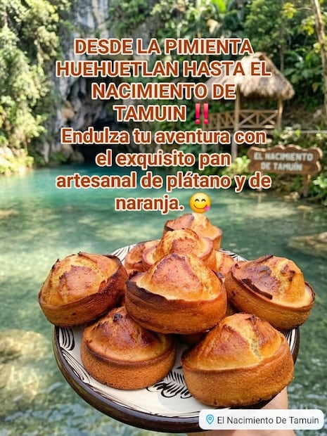 El pan de La Pimienta ha cautivado los paladares de quienes visitan la Huasteca potosina. Foto: FB@La Pimienta Huehuetlan SLP