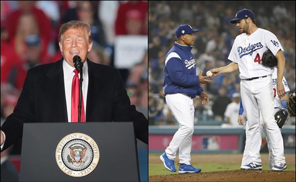 Donald Trump y Dave Roberts Foto: Especial