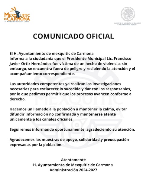 Foto: Redes Ayuntamiento de Mexquitic