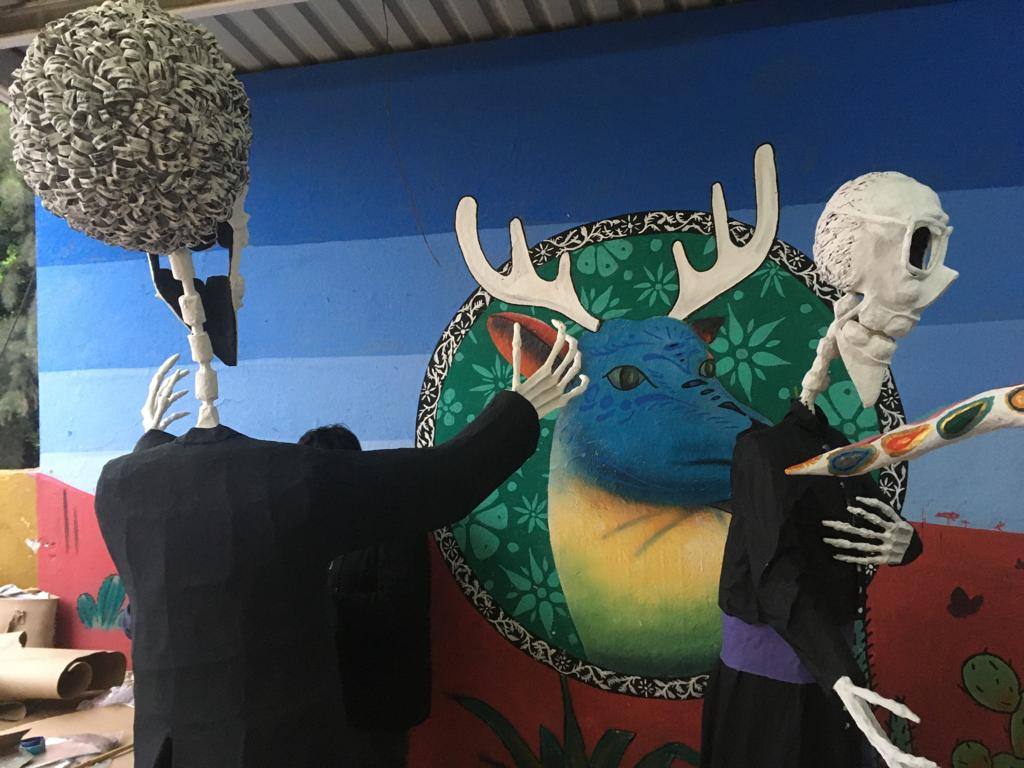 Arredondo Zamarripa añadió que desde el mes de junio se están elaborando 22 piezas. Foto: Samuel Estrada