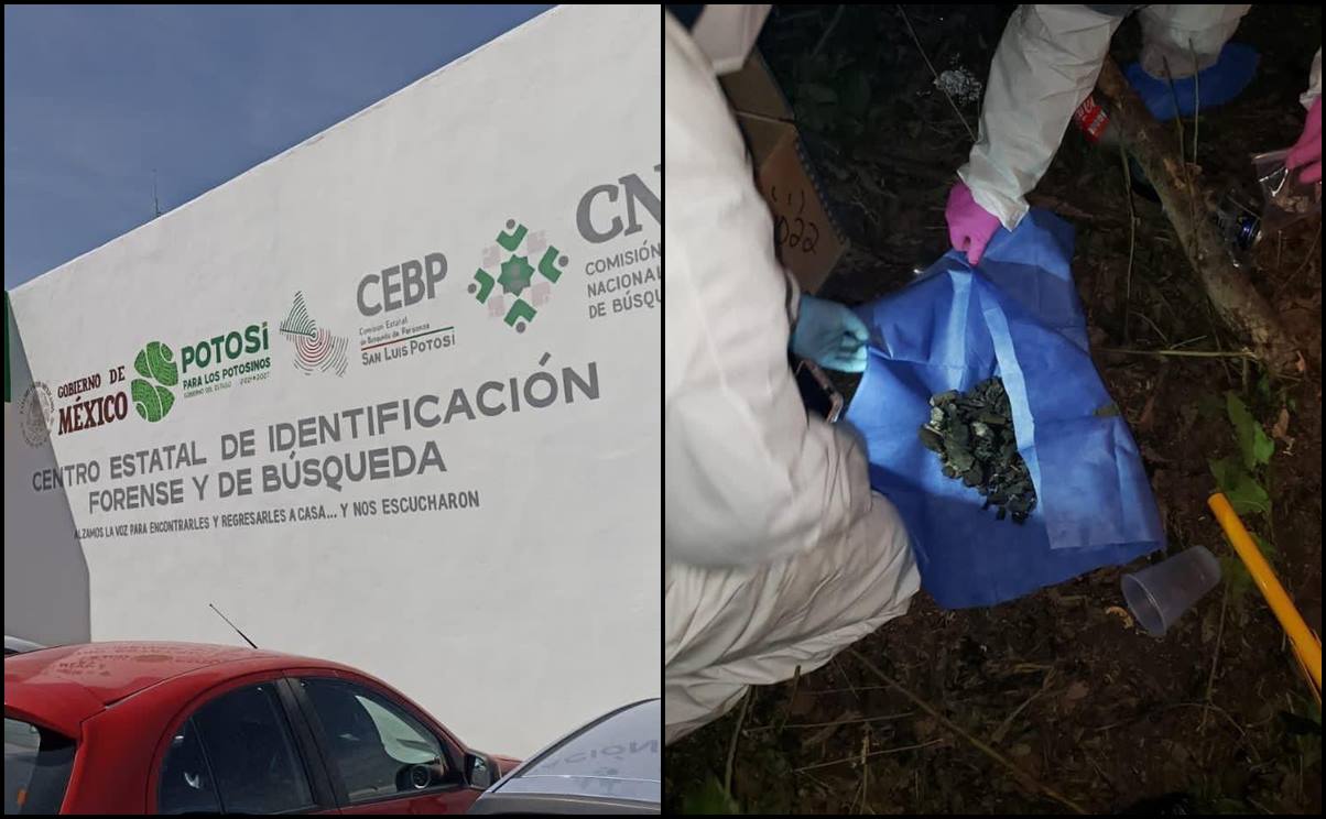 Centro forense de SLP no está listo para identificar restos hallados en finca de la Huasteca