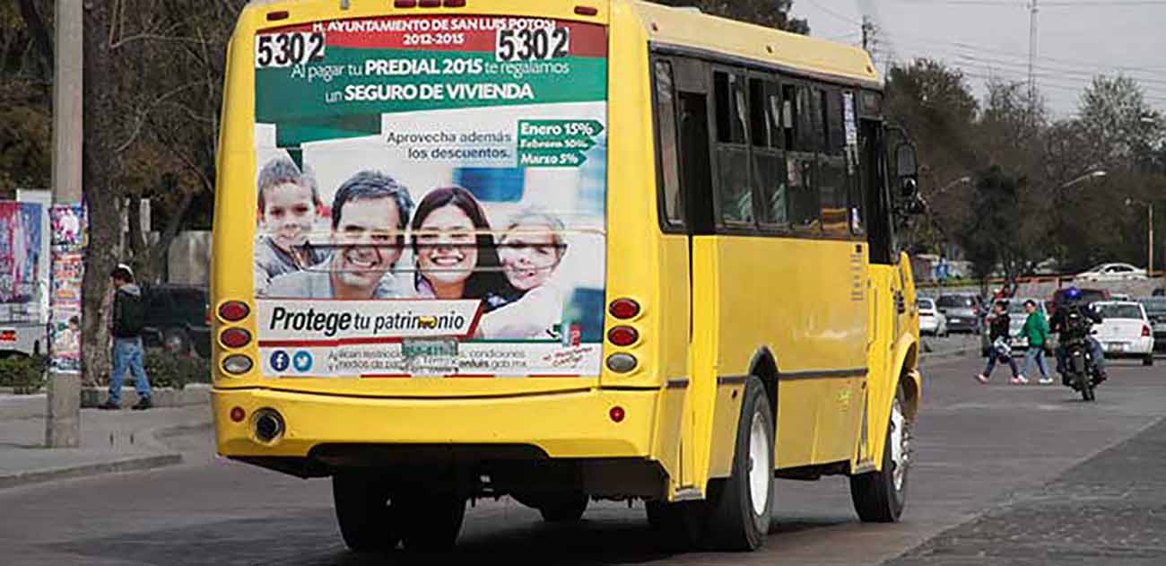 Evitarán discriminación en publicidad de transporte urbano