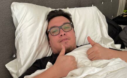 Franco Escamilla combate el Covid-19 aislado y con muchos mocos 