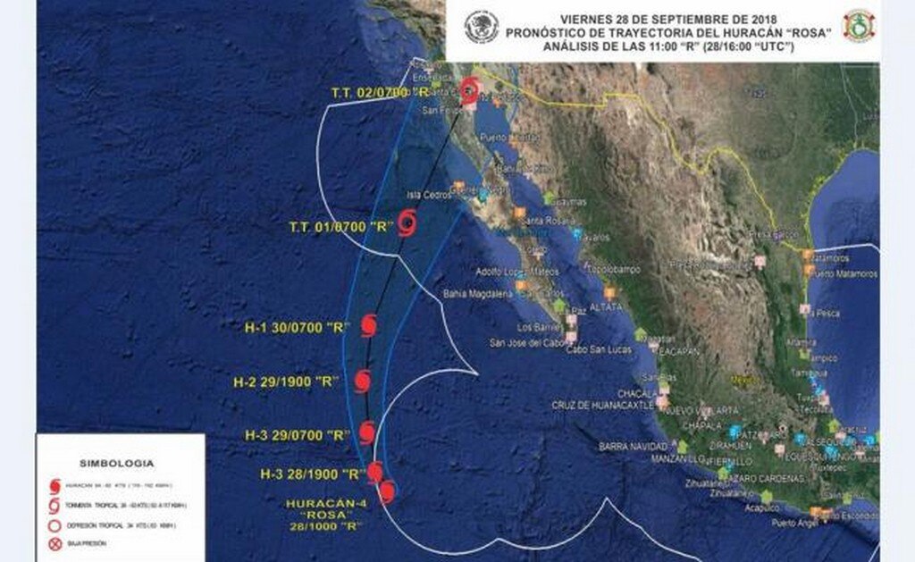  Se activa Plan Marina en su fase de prevención por huracán “Rosa”