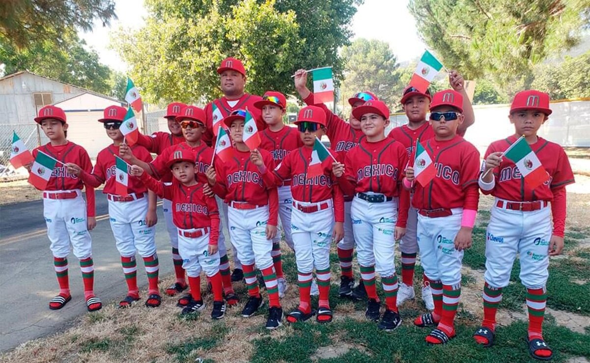 Equipo de beisbol infantil. Foto: Especial