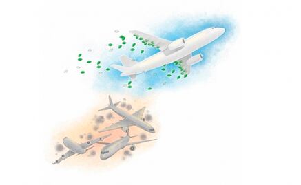 Aerolíneas, en la mira por cambio climático