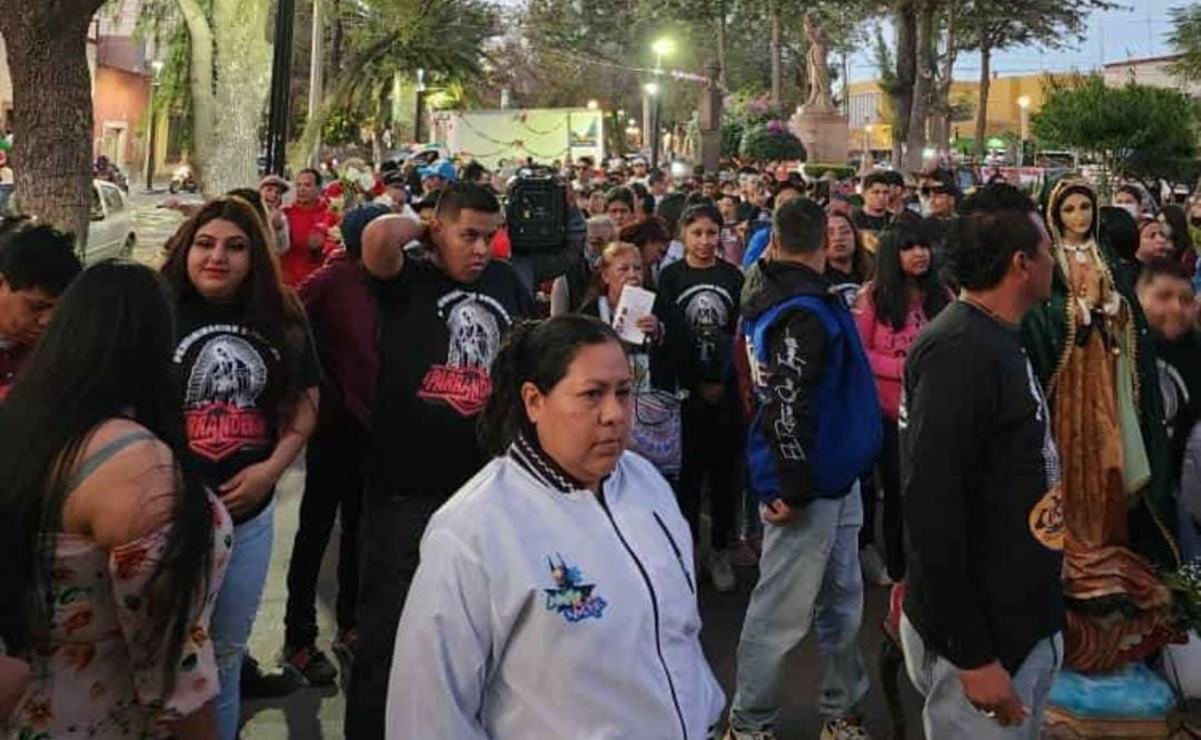 Con peregrinación, sonideros dan gracias a la virgen de Guadalupe en SLP