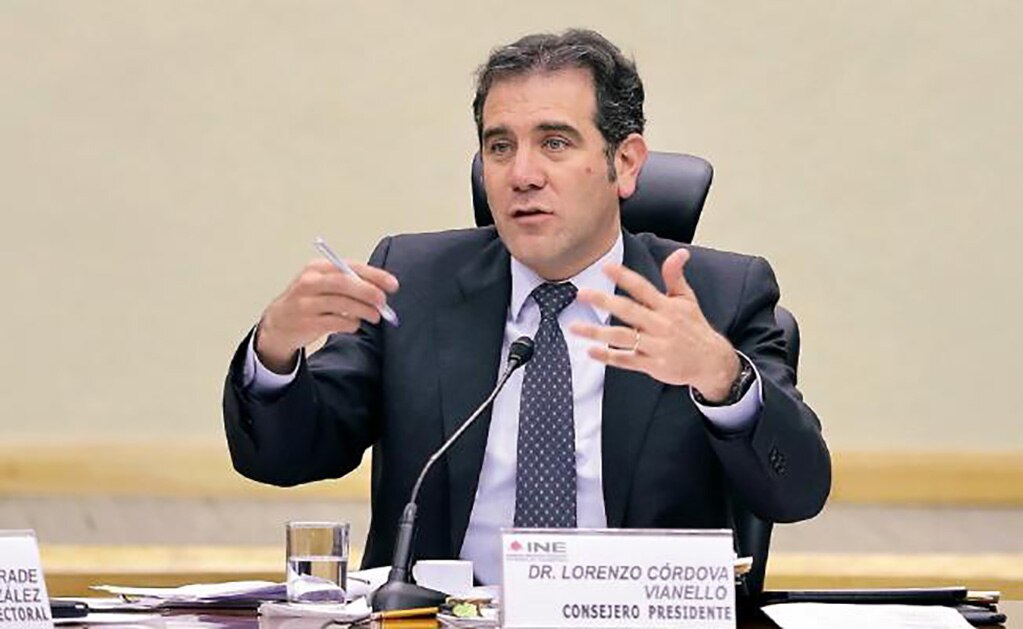 El titular del INE, Lorenzo Córdova, señala que nadie puede decir que tiene garantizado un lugar en la boleta electoral. (LUCÍA GODÍNEZ. EL UNIVERSAL)
