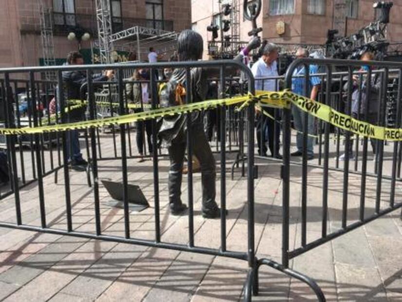 Eclipsan con escenario para variedad musical al Memorial para Víctimas de Feminicidio