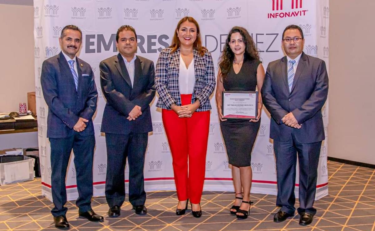 Reconoce Infonavit en SLP a empresas por realizar pagos puntuales y no tener adeudos