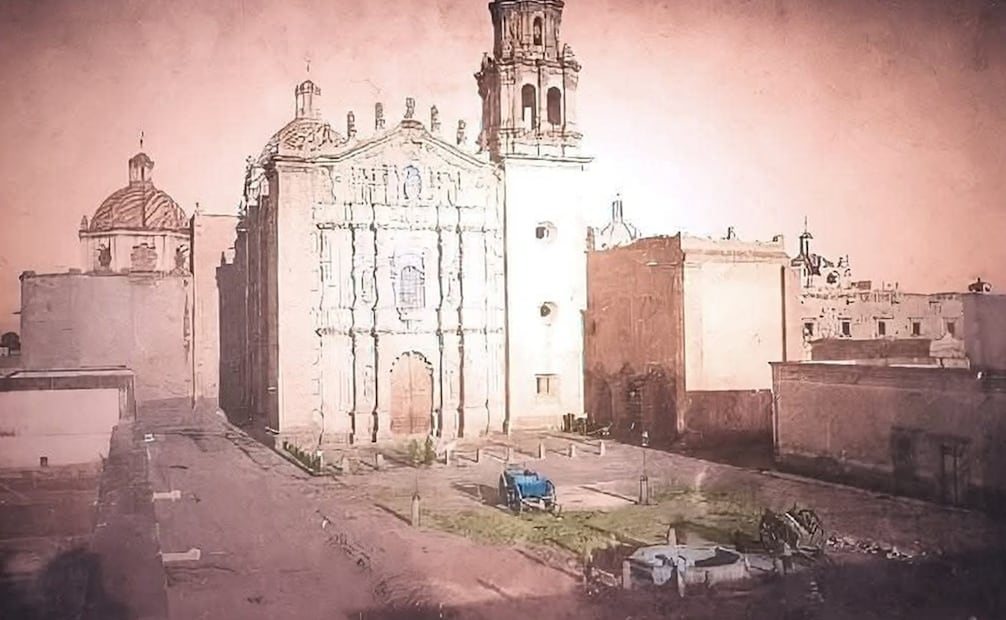 Así lucía la plaza del Carmen en sus orígenes Foto: Histórica de San Luis