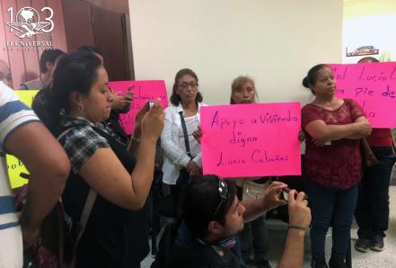 Piden intervención del Congreso para regular predios en colonia Lucio Cabañas