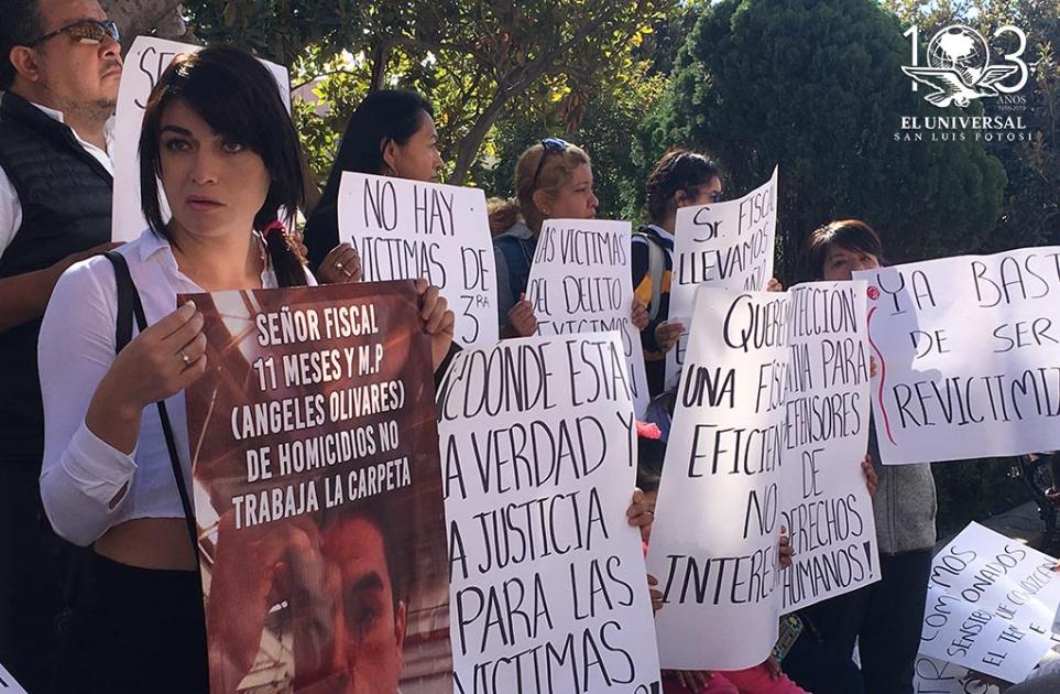 Denuncian inacción ante casos de víctimas del delito