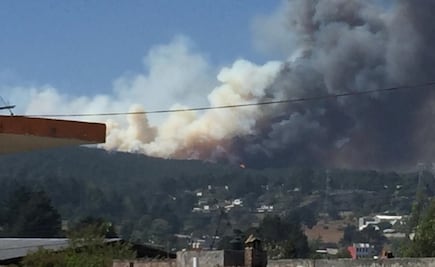 Incendio forestal obliga a evacuación de 100 familias en Veracruz