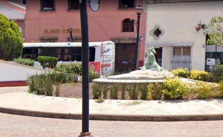 ¡Se roban a la “Sirena”! En 6 minutos sustraen la escultura de bronce de la avenida Reforma de SLP