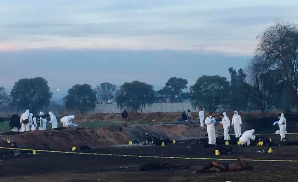 Realizan peritaje de explosión de ducto en San Primitivo, Hidalgo