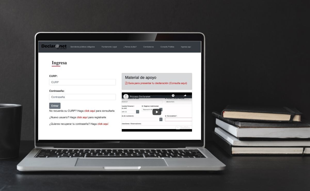 Declaración Patrimonial San Luis Potosí 2022. ¿Cómo generar contraseña en Declaranet SLP?