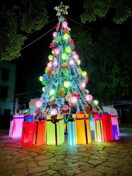Así es la villa navideña de Rayón en San Luis Potosí 