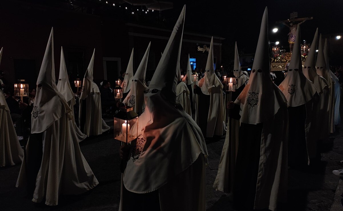 Con fe profunda, así se vivió la 71 Procesión del Silencio en San Luis Potosí