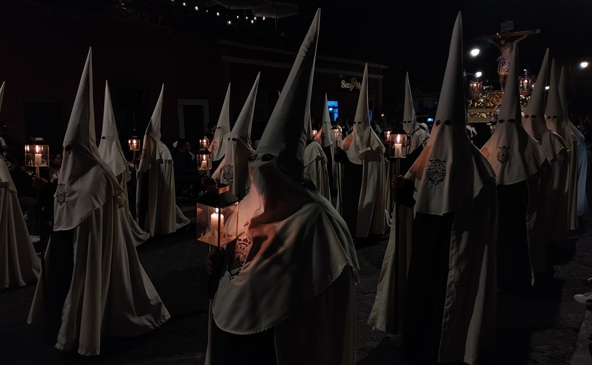 Con fe profunda, así se vivió la 71 Procesión del Silencio en San Luis Potosí
