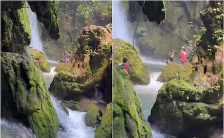 Muere joven ahogada en la cascada Las Golondrinas, en la Huasteca potosina