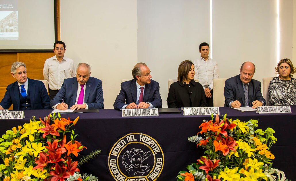 UASLP firma convenio con el Hospital General de México 