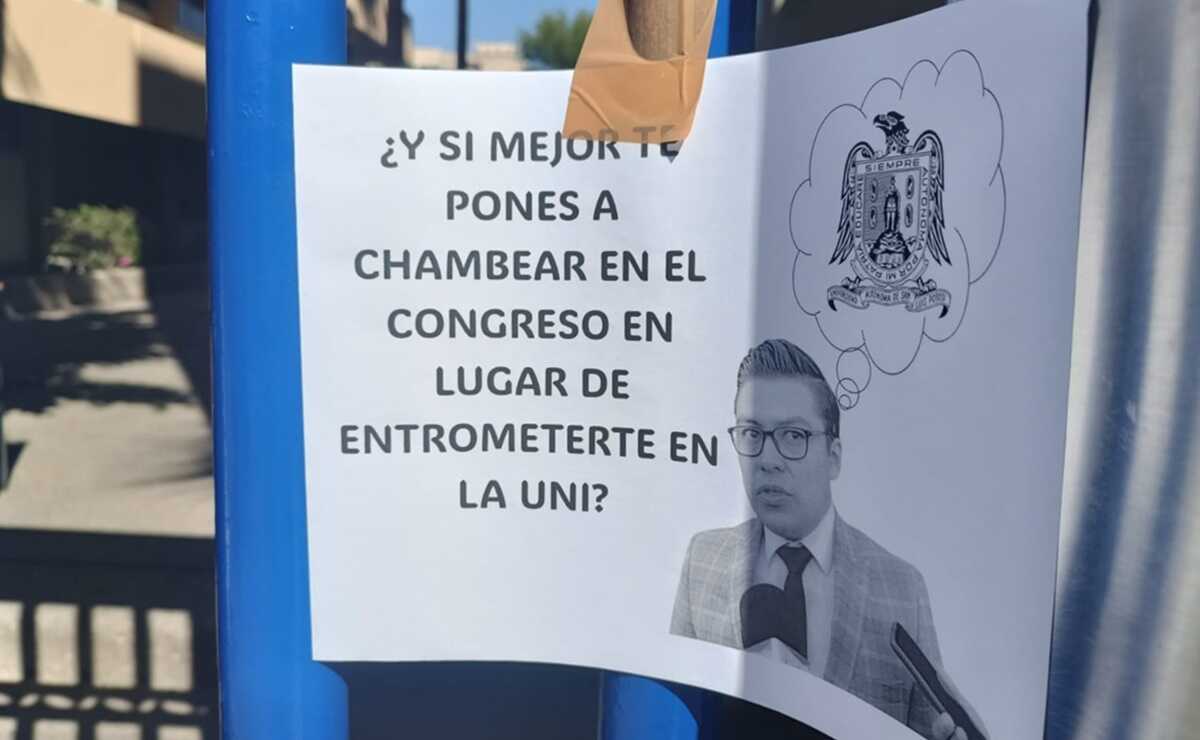 Protestan en la UASLP por presunta intromisión política