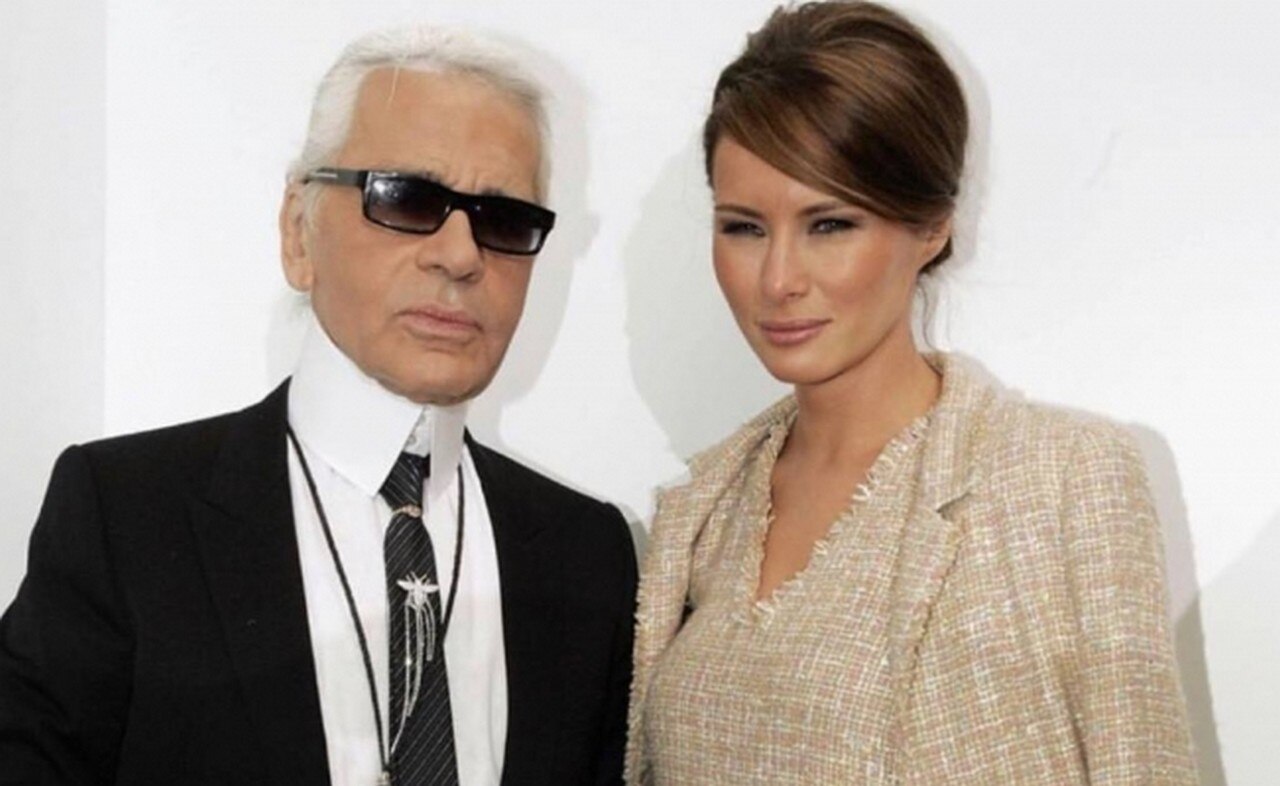 Melania Trump lamenta muerte del diseñador Karl Lagerfeld