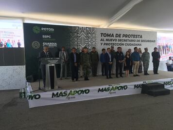 Rinde protesta José Luis Ruíz Contreras como nuevo secretario de Seguridad de SLP