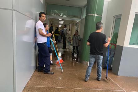 Bajo el agua clínicas y hospitales del IMSS en SLP